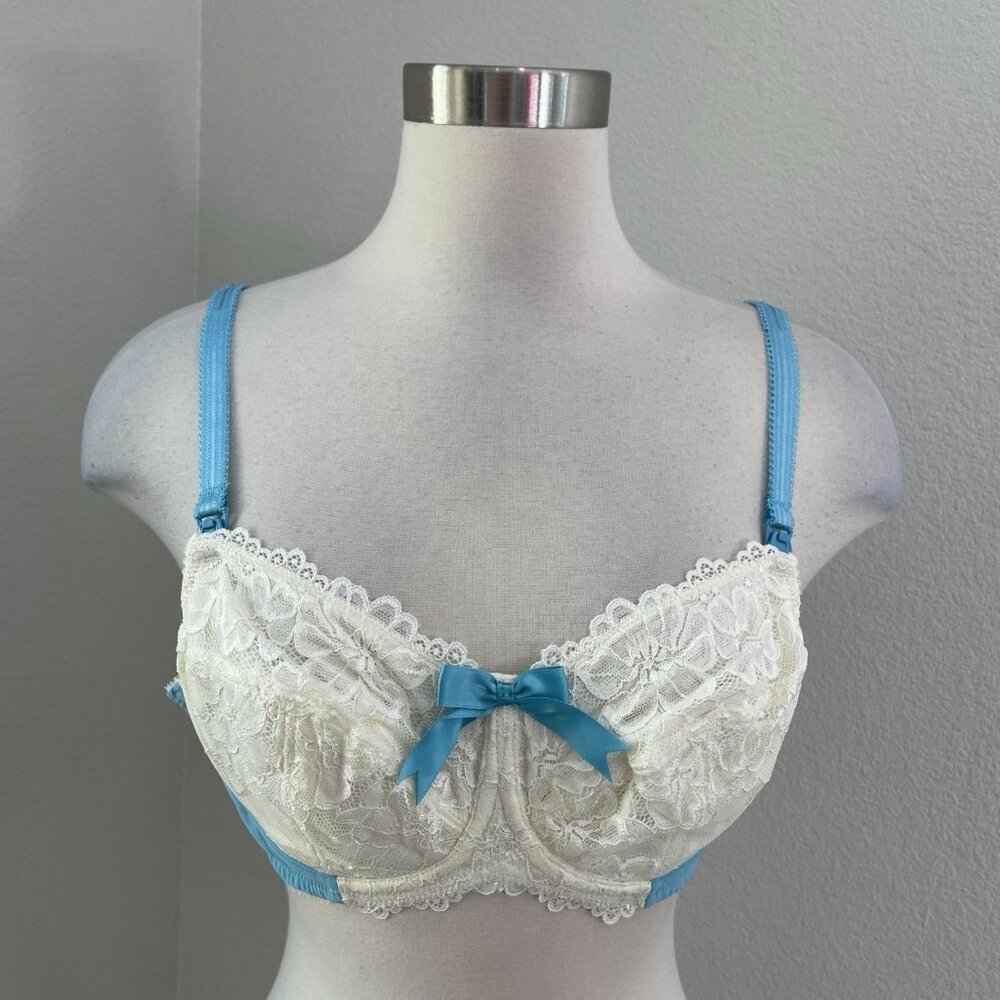 Cake Lingerie Sherbet Lace Bra 38C‎ Maternity Nursing Adjustable Straps Wireless